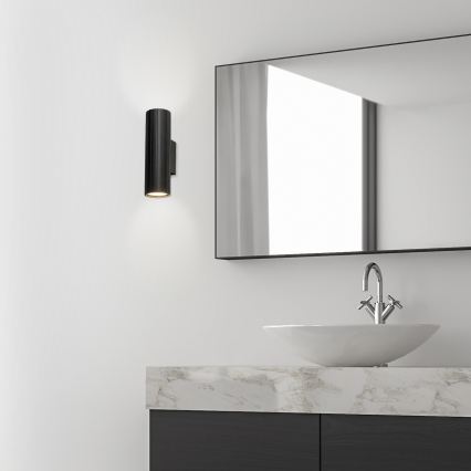 Brilagi - Sienas gaismeklis CRISPINA 2xGU10/10W/230V 20 cm melns