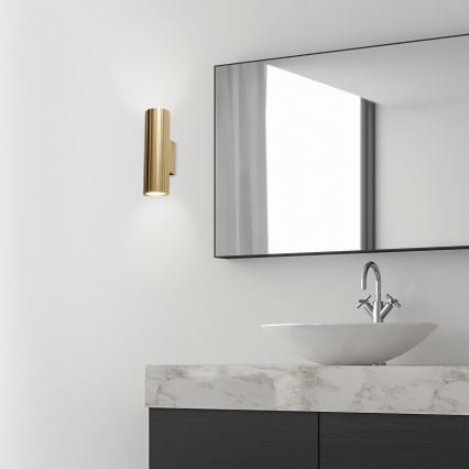 Brilagi - Sienas gaismeklis CRISPINA 2xGU10/10W/230V 20 cm zelta