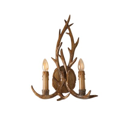 Brilagi - Sienas gaismeklis DEER 2xE14/10W/230V