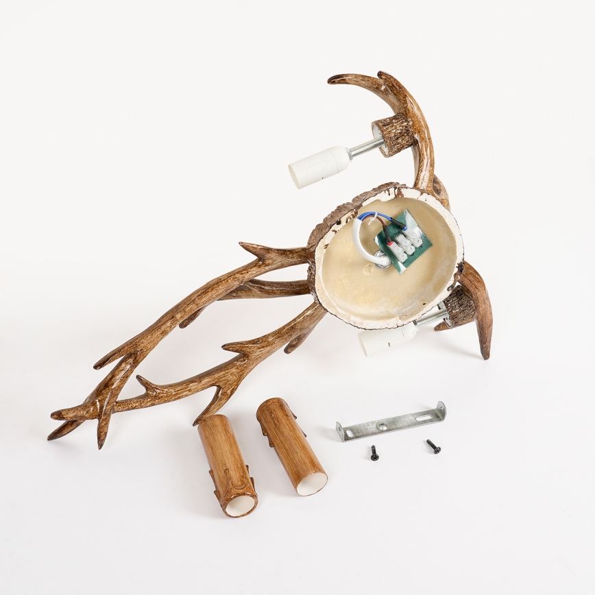 Brilagi - Sienas gaismeklis DEER 2xE14/10W/230V