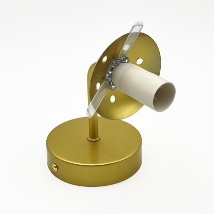 Brilagi - Sienas gaismeklis MALIVA 1xE14/15W/230V zelta/balta