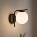 BRILAGI - Sienas gaismeklis MILO 1xE27/60W/230V melns