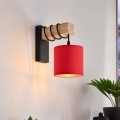 BRILAGI - Sienas gaismeklis NUBILA 1xE27/60W/230V brūns/melns/sarkans