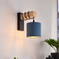 BRILAGI - Sienas gaismeklis NUBILA 1xE27/60W/230V brūns/melns/tumši zils