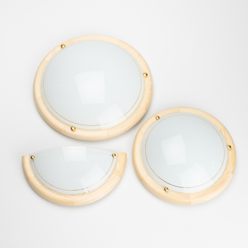 Brilagi - Sienas gaismeklis ORBIS 1xE27/60W/230V 30 cm, no priedes