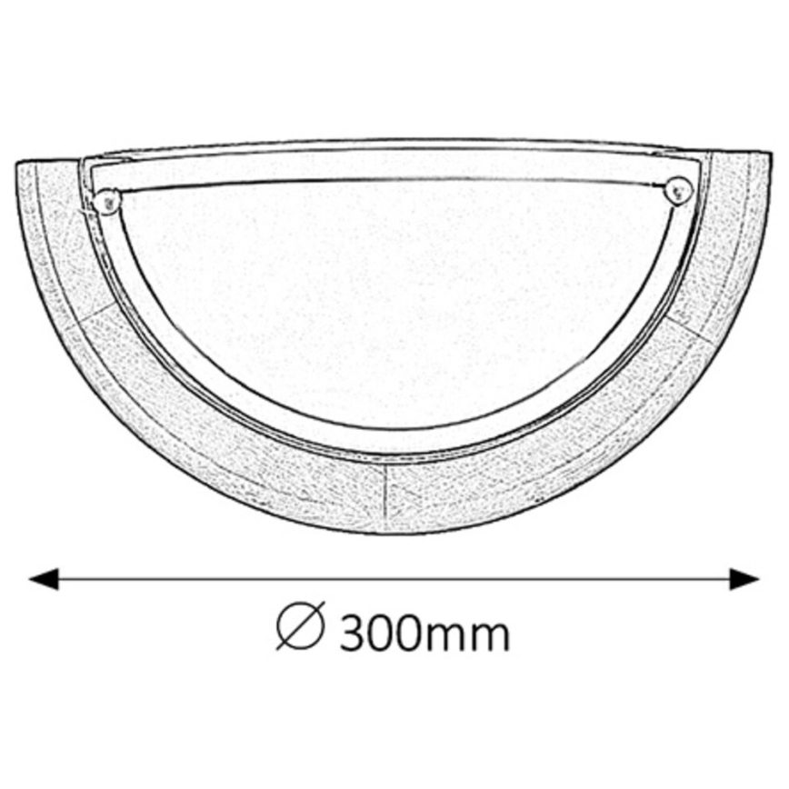 Brilagi - Sienas gaismeklis ORBIS 1xE27/60W/230V 30 cm priede