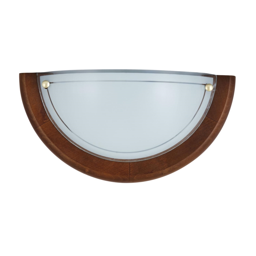 Brilagi - Sienas gaismeklis ORBIS 1xE27/60W/230V 30 cm priede/ozols
