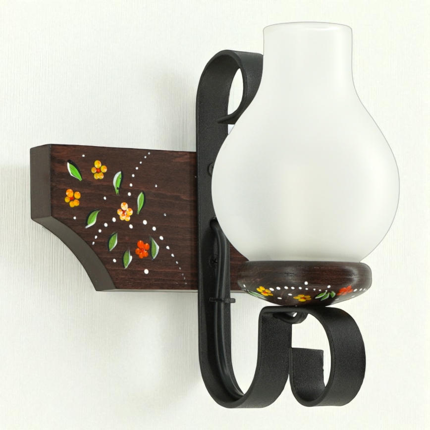 Brilagi - Sienas gaismeklis QUEEN 1xE14/40W/230V buk/wenge