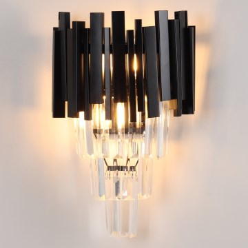 Brilagi - Sienas gaismeklis VERVE 2xE14/40W/230V melns