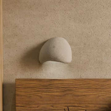 Brilagi - Sienas gaismeklis WABI SABI 1xE14/40W/230V pelēks