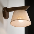 Brilagi - Sienas lampa ANTHONY 1xE14/40W/230V ozols/bēša