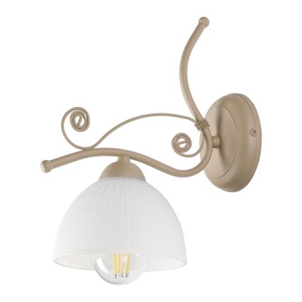 Brilagi - Sienas lampa ANTICO MODERN 1xE27/60W/230V bēša