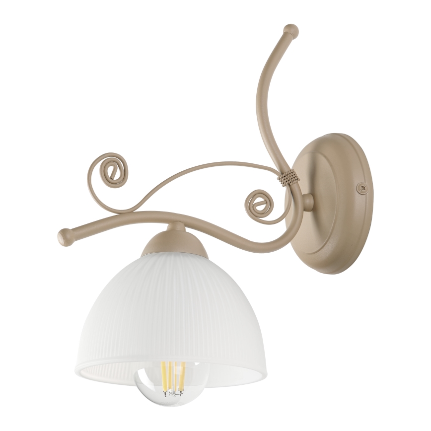 Brilagi - Sienas lampa ANTICO MODERN 1xE27/60W/230V bēša