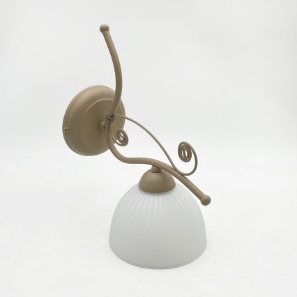 Brilagi - Sienas lampa ANTICO MODERN 1xE27/60W/230V bēša