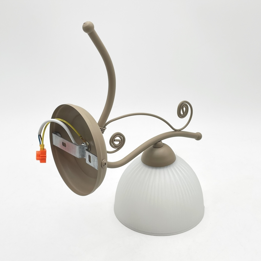 Brilagi - Sienas lampa ANTICO MODERN 1xE27/60W/230V bēša