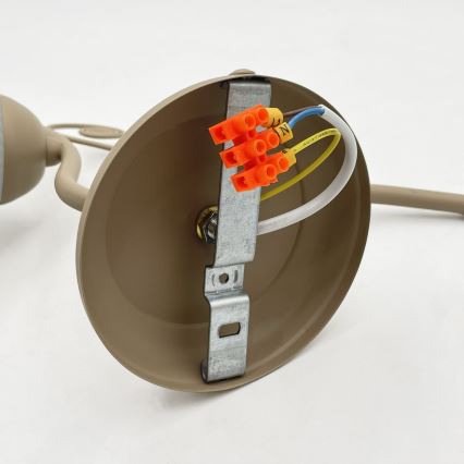Brilagi - Sienas lampa ANTICO MODERN 1xE27/60W/230V bēša