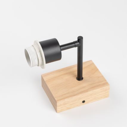 BRILAGI - Bērnu sienas lampa BOBO WOOD 1xE27/25W/230V ozols/melns/balts/dzīvnieku motīvs
