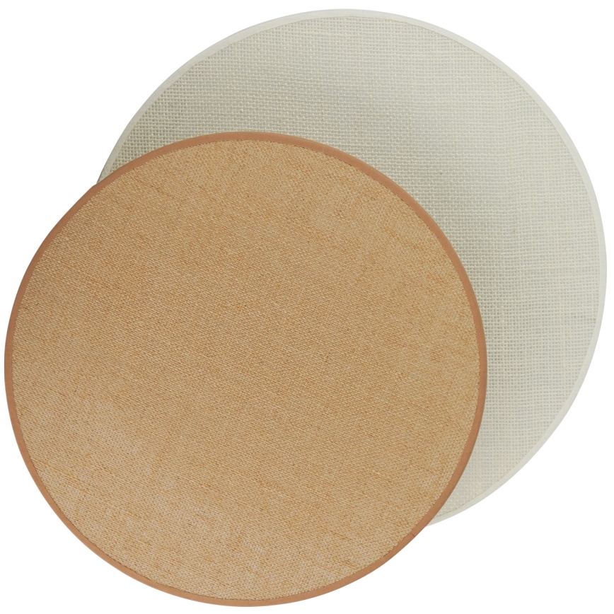 Brilagi - Sienas lampa CIRCLES 1xE27/15W/230V 35x32 cm bēša/krēmkrāsa
