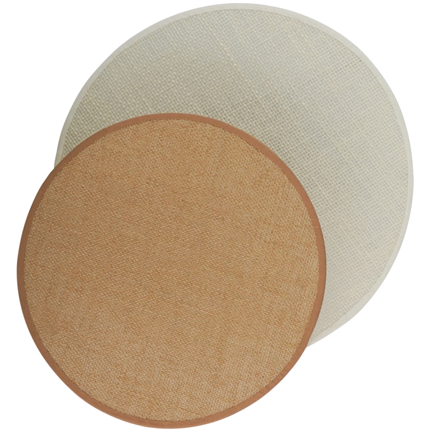 Brilagi - Sienas lampa CIRCLES 1xE27/15W/230V 45x45 cm bēša/krēmkrāsa