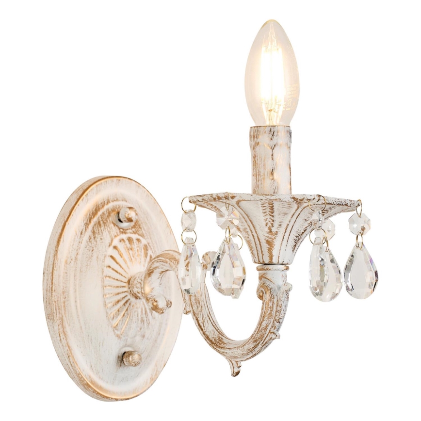 Brilagi - Sienas lampa CLASSIC 1xE14/60W/230V krēmkrāsa/patina