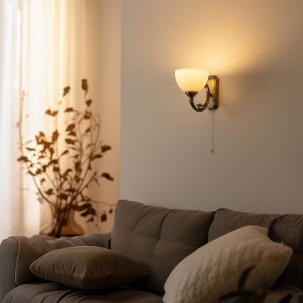 Brilagi - Sienas lampa CLASSIC 1xE27/60W/230V misiņš