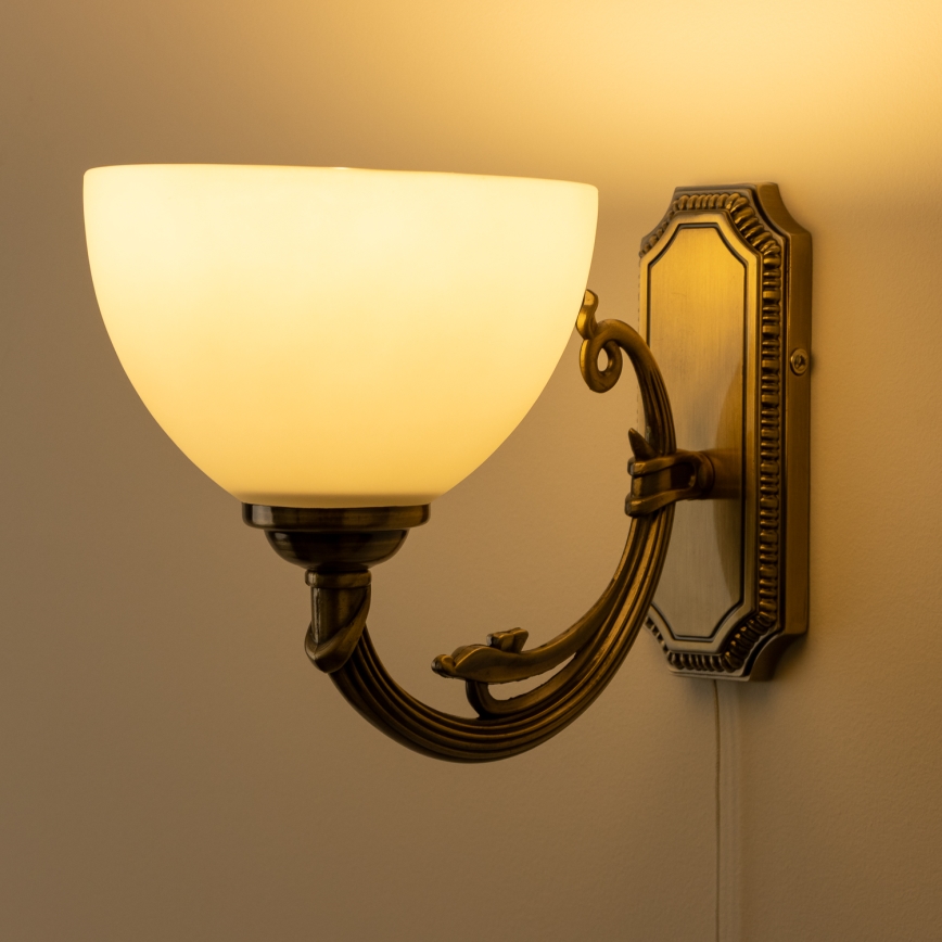 Brilagi - Sienas lampa CLASSIC 1xE27/60W/230V misiņš