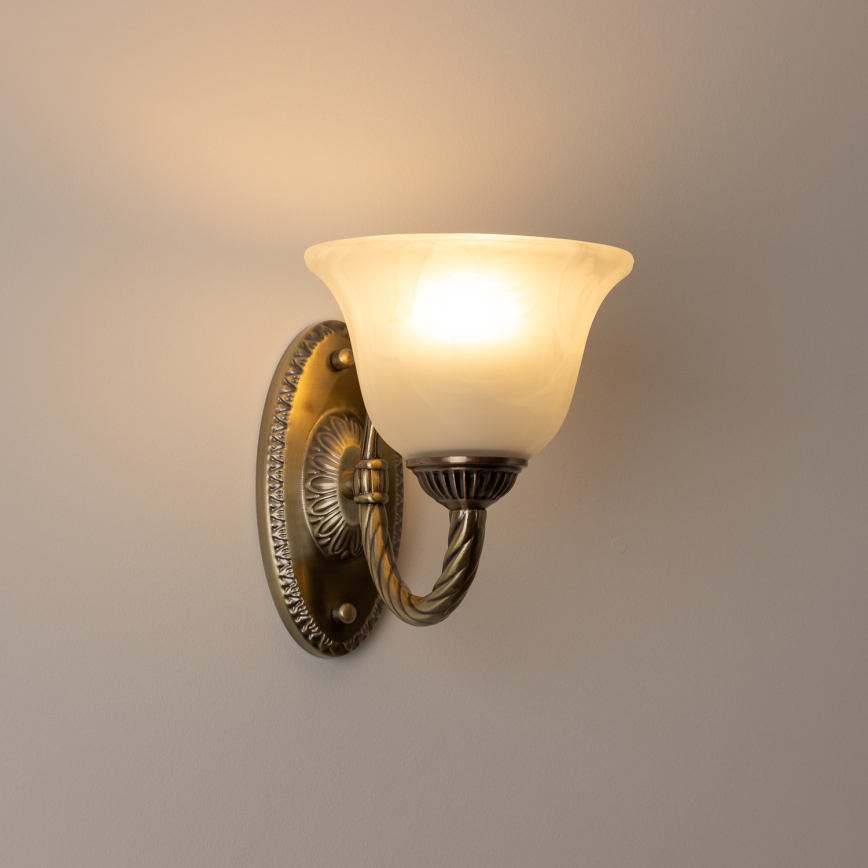 Brilagi - Sienas lampa CLASSIC 1xE27/60W/230V misiņš