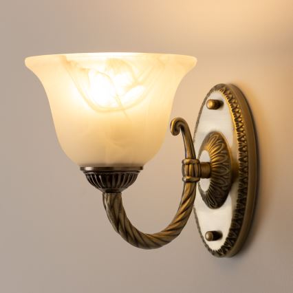 Brilagi - Sienas lampa CLASSIC 1xE27/60W/230V misiņš