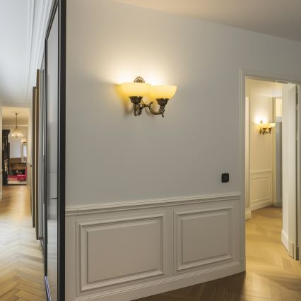Brilagi - Sienas lampa CLASSIC 2xE27/60W/230V misiņš