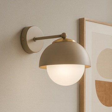 Brilagi - Sienas lampa COSMO 1xE27/60W/230V bēša/zelta