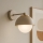 Brilagi - Sienas lampa COSMO 1xE27/60W/230V bēša/zelta