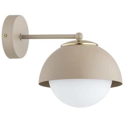 Brilagi - Sienas lampa COSMO 1xE27/60W/230V bēša/zelta
