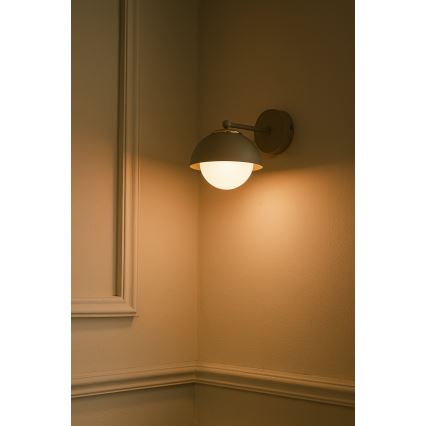 Brilagi - Sienas lampa COSMO 1xE27/60W/230V bēša/zelta