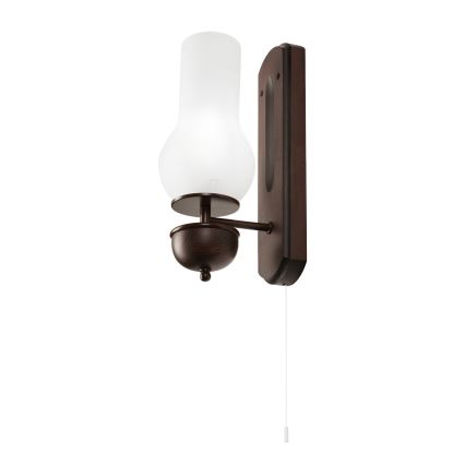 Brilagi - Sienas lampa COTTAGE 1xE14/40W/230V dižskābardis/balta