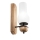 Brilagi - Sienas lampa COTTAGE 1xE14/40W/230V ozols/balta