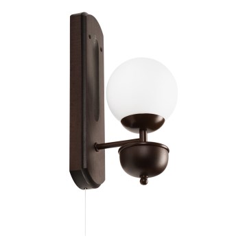 Brilagi - Sienas lampa COTTAGE 1xG9/40W/230V dižskābardis/balta