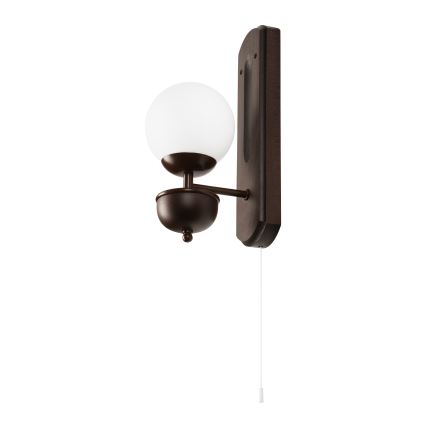 Brilagi - Sienas lampa COTTAGE 1xG9/40W/230V dižskābardis/balta