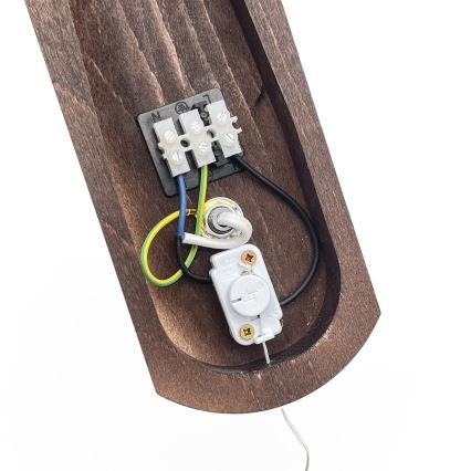 Brilagi - Sienas lampa COTTAGE 1xG9/40W/230V dižskābardis/balta