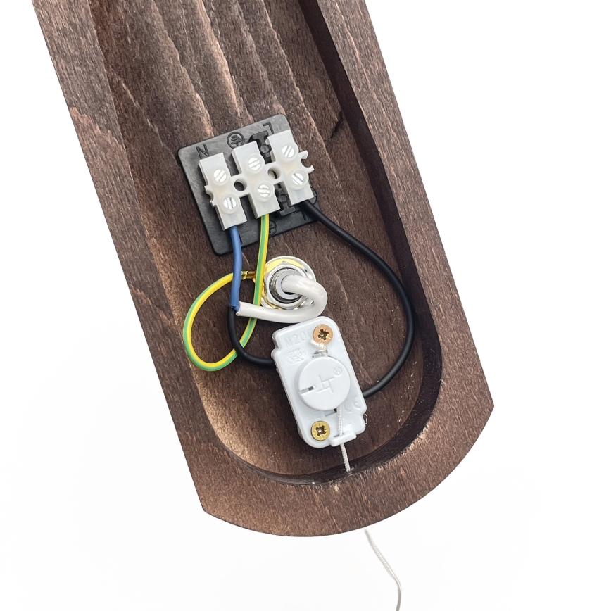Brilagi - Sienas lampa COTTAGE 1xG9/40W/230V dižskābardis/balta