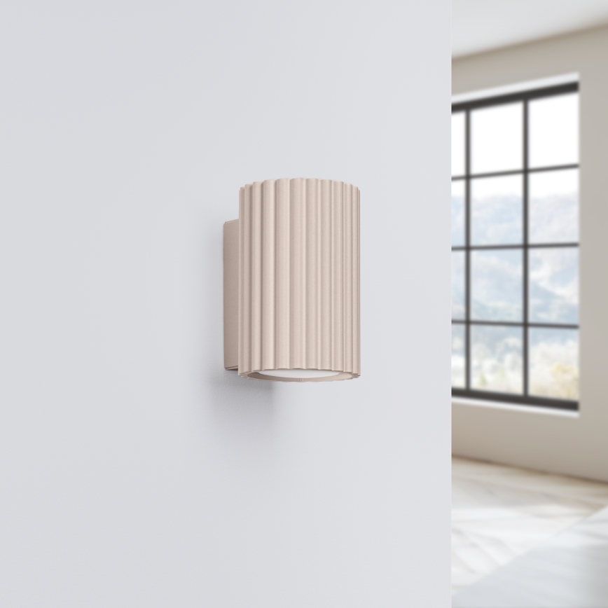 Brilagi - Sienas lampa CRESTO 2xGU10/10W/230V 10 cm taupe