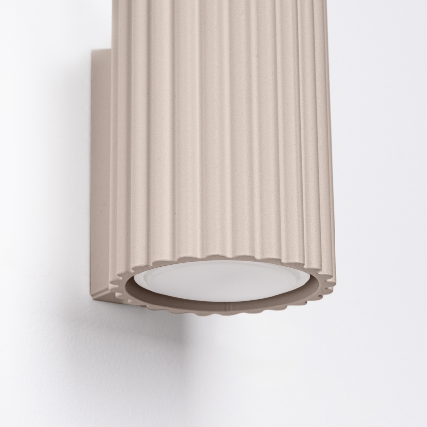 Brilagi - Sienas lampa CRESTO 2xGU10/10W/230V 10 cm taupe