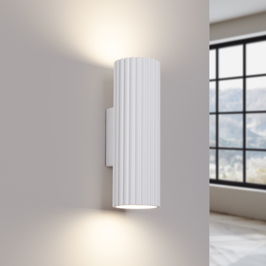 Brilagi - Sienas lampa CRESTO 2xGU10/10W/230V 20 cm balta