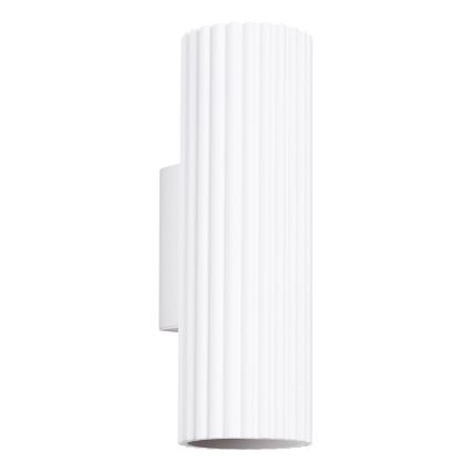 Brilagi - Sienas lampa CRESTO 2xGU10/10W/230V 20 cm balta