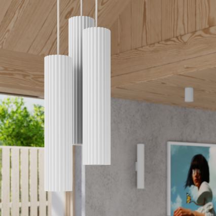 Brilagi - Sienas lampa CRESTO 2xGU10/10W/230V 20 cm balta