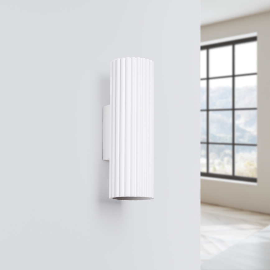 Brilagi - Sienas lampa CRESTO 2xGU10/10W/230V 20 cm balta