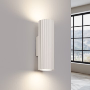 Brilagi - Sienas lampa CRESTO 2xGU10/10W/230V 20 cm krēmkrāsa