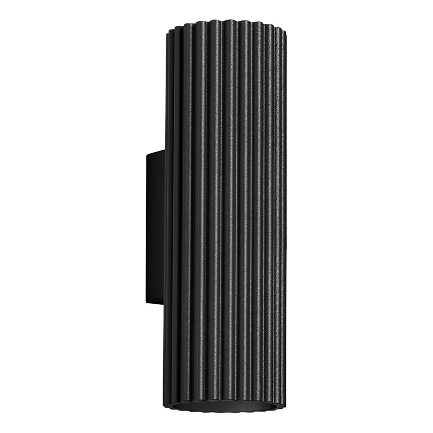 Brilagi - Sienas lampa CRESTO 2xGU10/10W/230V 20 cm melna