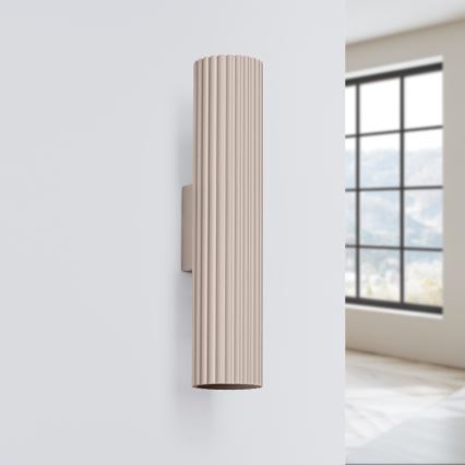 Brilagi - Sienas lampa CRESTO 2xGU10/10W/230V 20 cm taupe