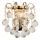 Brilagi - Sienas lampa CRYSTAL 1xE14/60W/230V zelta