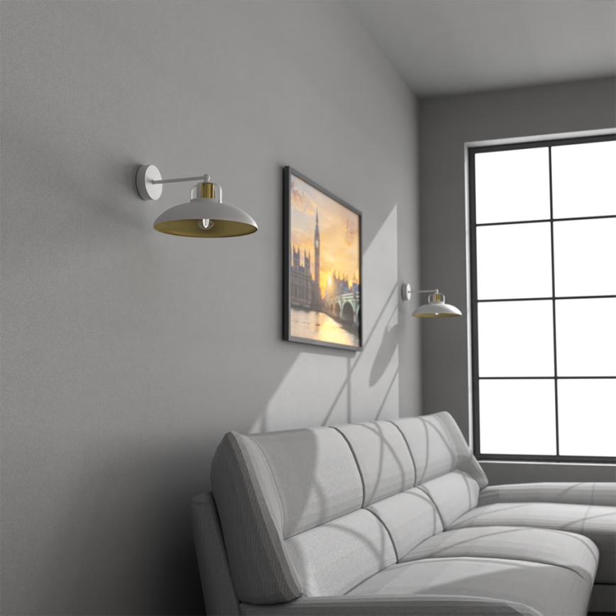 Brilagi - Sienas lampa FLAMENGO 1xE27/60W/230V balta